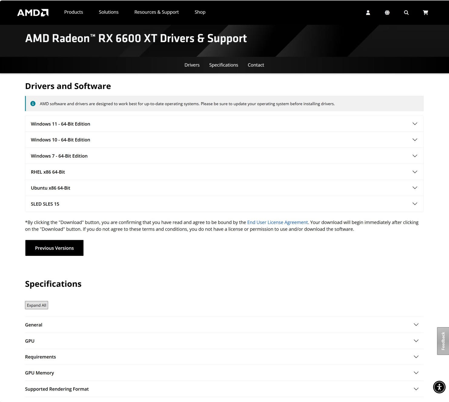 Installing AMD drivers under Windows