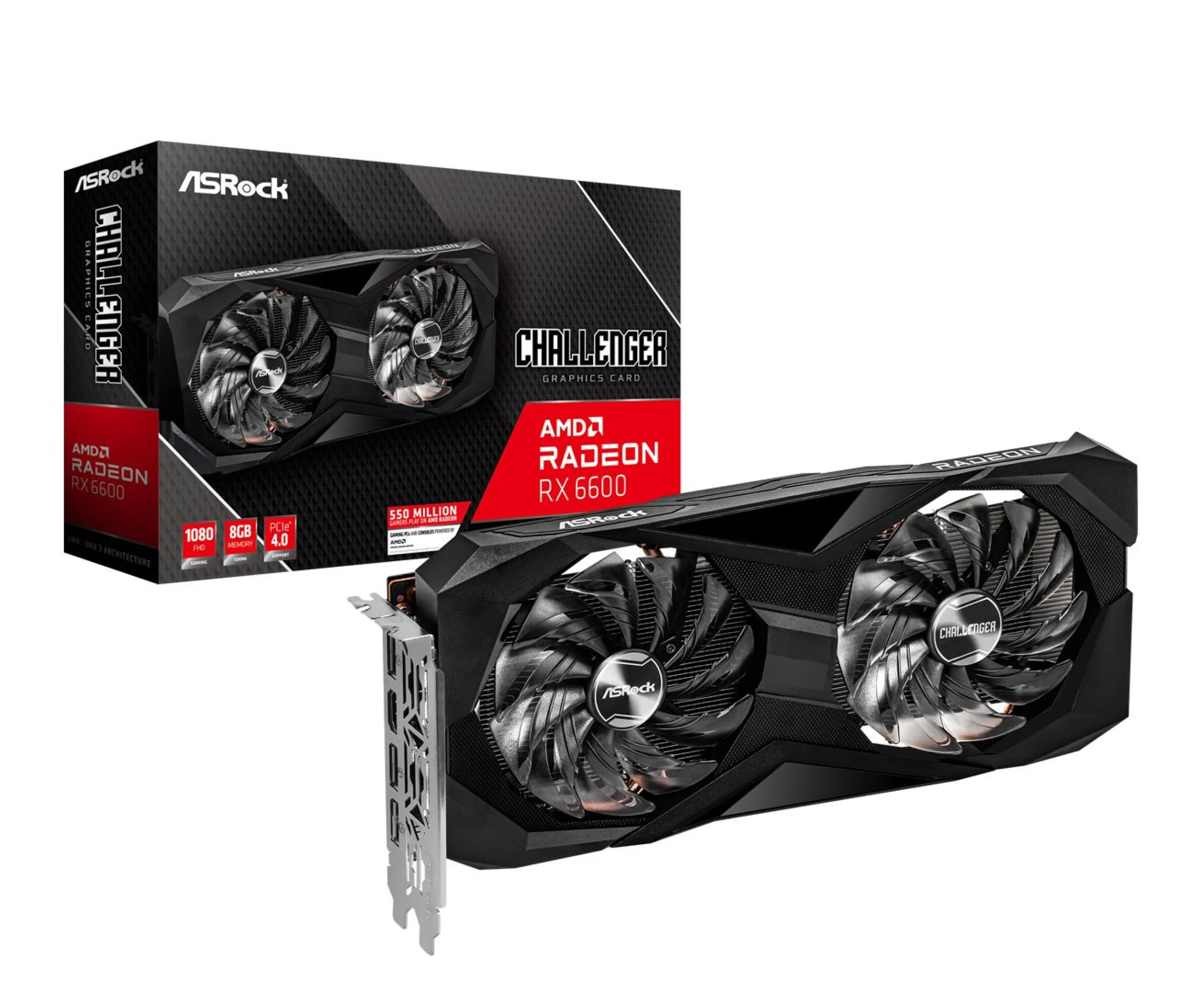 AMD Radeon RX6600 8 GB GDDR6 (ASRock Challenger D RX 6600) - MacVidCards  Europe